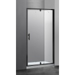 Shower Glass Cape Series Swing Door Black 900x1900MM